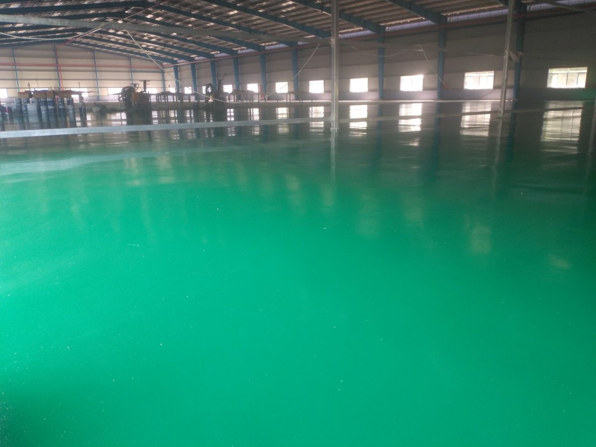 Quy trình thi công sơn nền epoxy nhà xưởng
