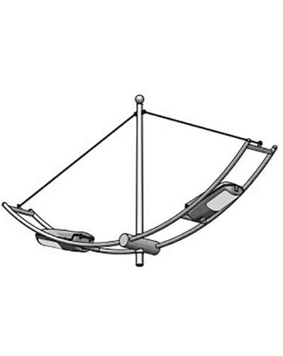 Cần đèn cánh buồm lắp trên trụ đô thị